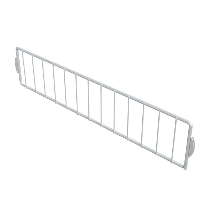 Oppdeler trådkurv 411 x 88 mm hvit - Integri